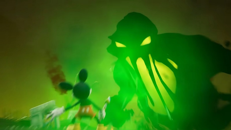 *Imagen del trailer de Disney Epic Mickey: Rebrushed. Fuente: THQ Nordic*