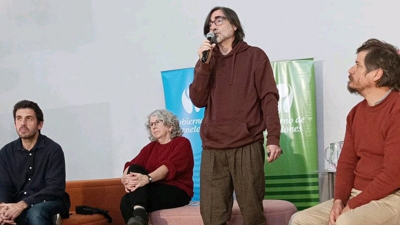 *De izquierda a derecha: Federico Lagomarsino, Lala Severi, Fabián Barros y Santiago Vigo *