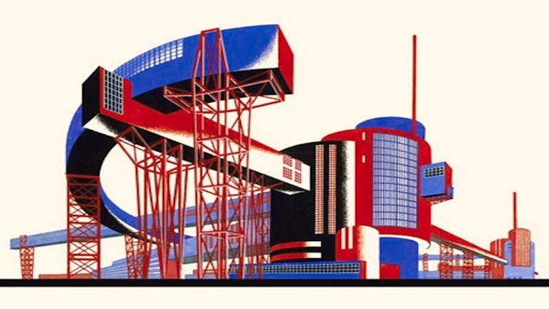 *Gráfico del artista ruso Yakov Chernikov