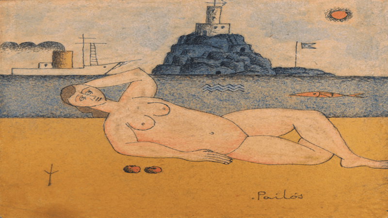 *Obra de Manuel Pailós, en la que se aprecia el espíritu surrealista en el constructivismo