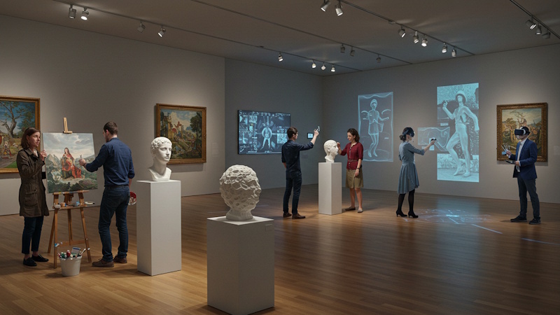 El impacto digital en las artes plásticas y visuales