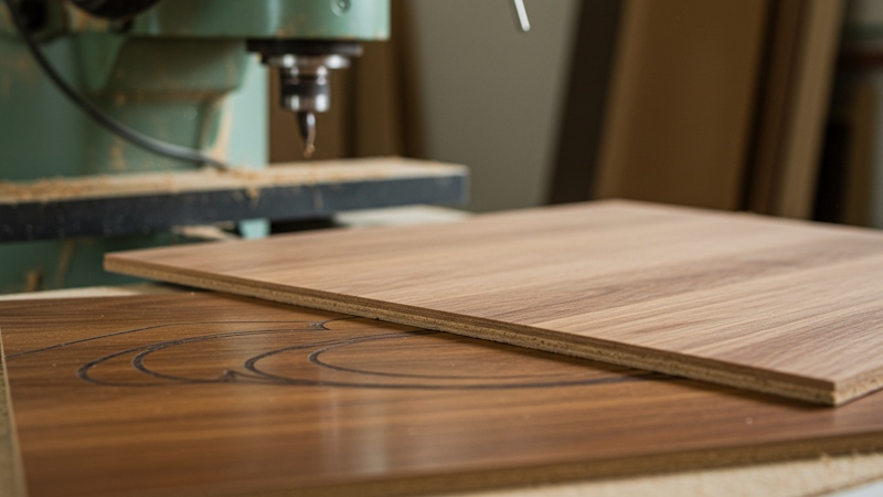 Laminados de madera con fresadora