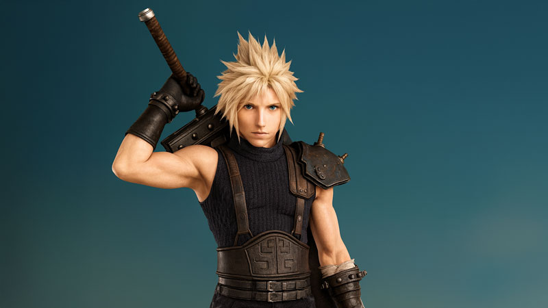 Cloud Strife, protagonista del videojuego Final fantasy VII