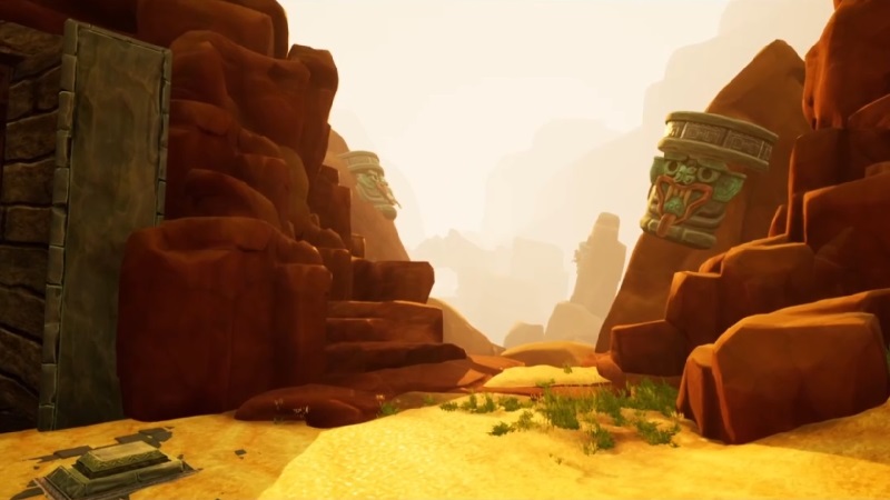 *Imagen del videojuego Ashes of Numrhak , cuyo emvironment art fue diseñado por Tamara Fernández*