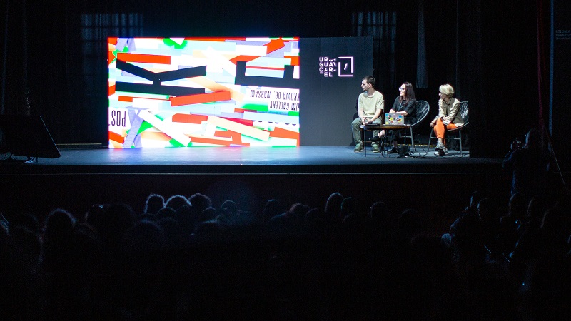*Conferencia de Agnieszka Ziemiszewska, diseñadora gráfica, educadora y curadora de arte polaca. Fuente: Uruguay Cartel*