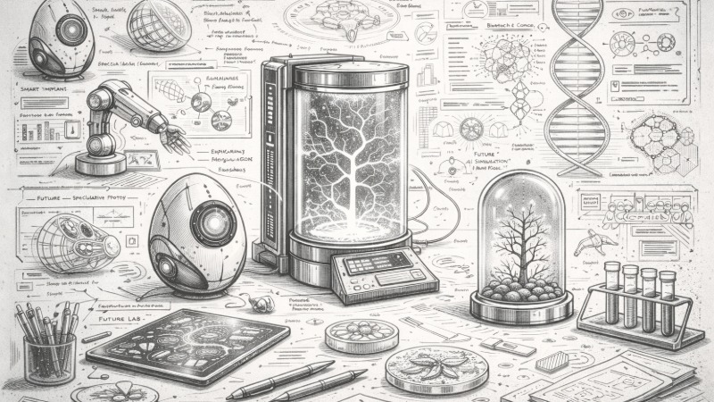 Bocetos de dise&ntilde;o especulativo y ciencia ficci&oacute;n