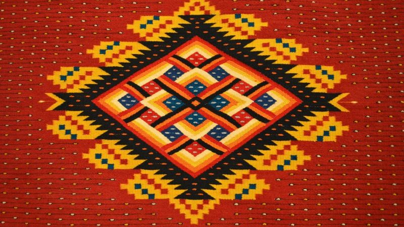 Diseño de tejido arte latinoamericano