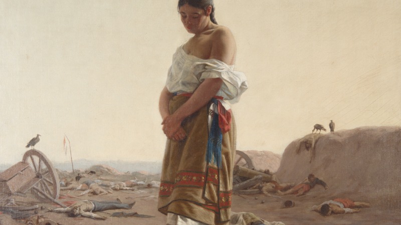 *La Paraguaya, Juan Manuel Blanes. Fuente: Wikimedia Commons. Licencia Dominio Publico.*