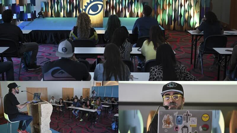 Fabián Barros en El Ojo 2019. Imagen: Latinspots. Fabián Barros en El Ojo 2019. Imagen: Latinspots.